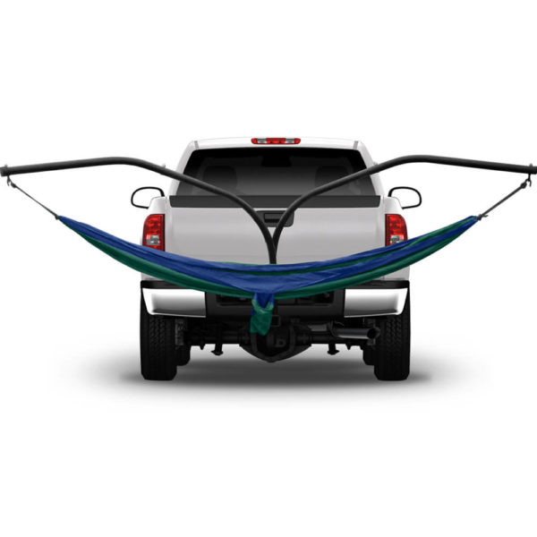 HAMMAKA HAMMOCK HITCH STAND WITH CRADLE CHAIRS AND PARACHUTE HAMMOCK COMBO